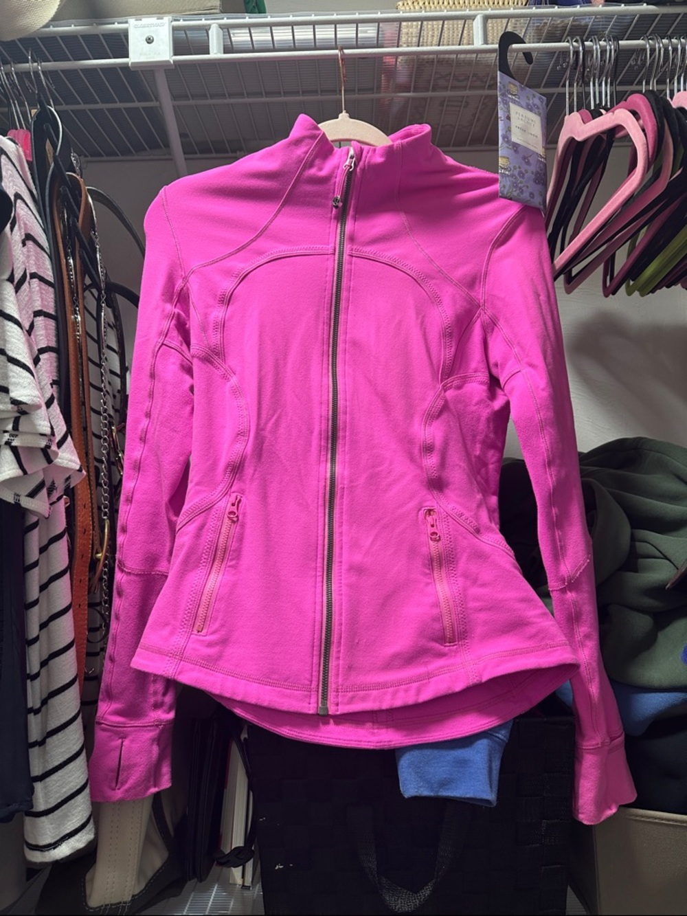 Lululemon Pink Define Jacket Lion/ full zip